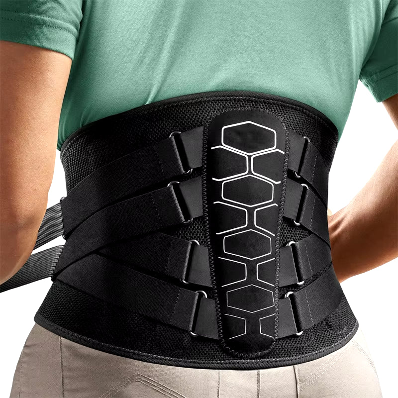 Back Brace for Lower Back Pain Relief with Pulley System,Lumbar Support Belt for Men & Women with Lumbar Pad, Ergonomic Design