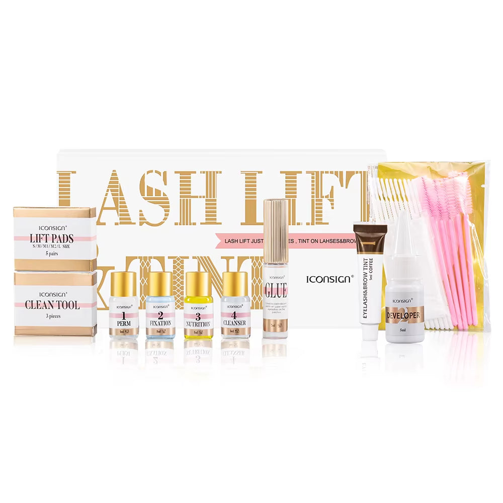 Dropshipping ICONSIGN Lash Lift Kit and Brow Dye Tint Kit Lifting Eyelashes Brow Lift Brow Dye Tint Lash Lifting Kit Eye Makeup